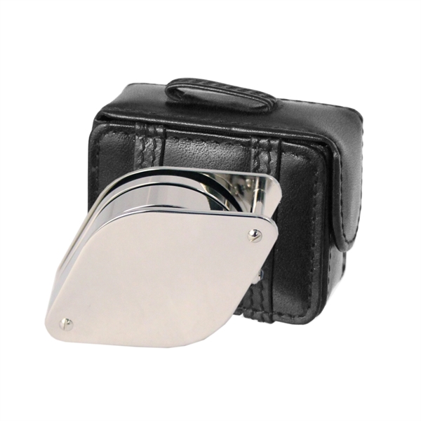 Silver travel alarm clock with ring that pulls out & retracts... from ASI 73010 Natico Originals Inc / Natico Originals