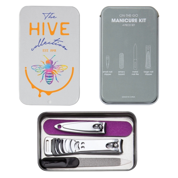 Travel manicure set in a tin case... from ASI 62190 Illini