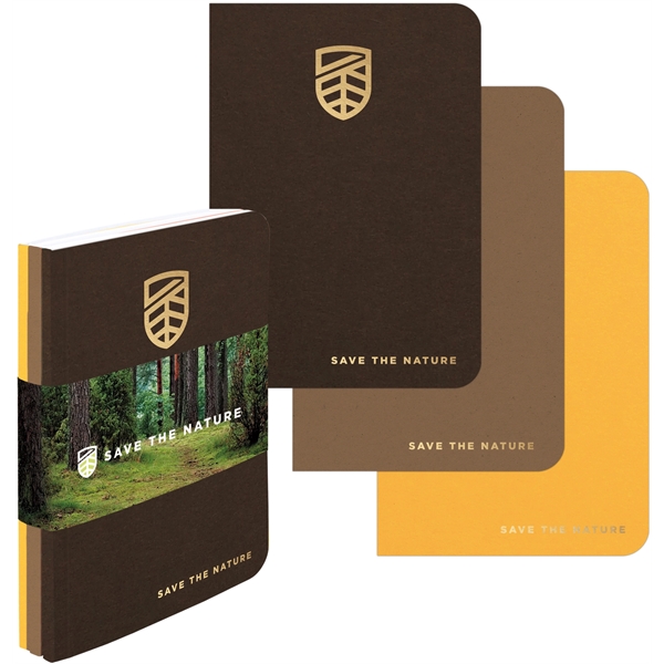 Three 5.5" x 8.5" pads with flexible wraparound paper covers, 50... from ASI 91340 Journalbooks/Timeplanner Calendars