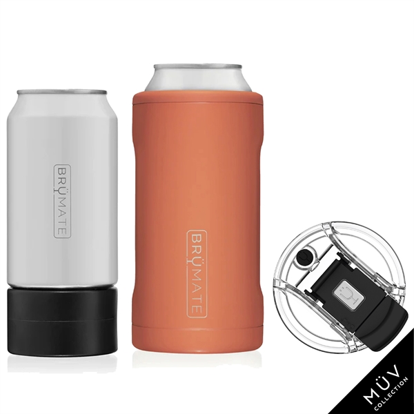 BruMate Hopsulator TriO 3-in-1 stainless steel insulated drink sleeve and tumbler.... from ASI 61005 Hirsch Gift Inc