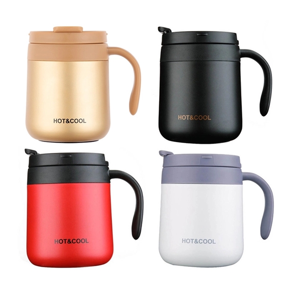 17 oz. Stainless steel thermal mug with 1 color silkscreen imprint... from ASI 37218 Athena Promo (tm)