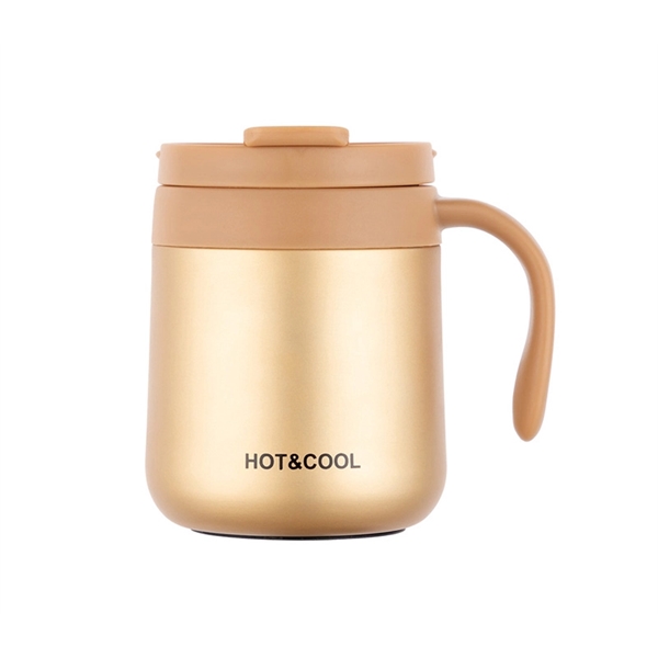 17 oz. Stainless steel thermal mug with 1 color silkscreen imprint... from ASI 37218 Athena Promo (tm)