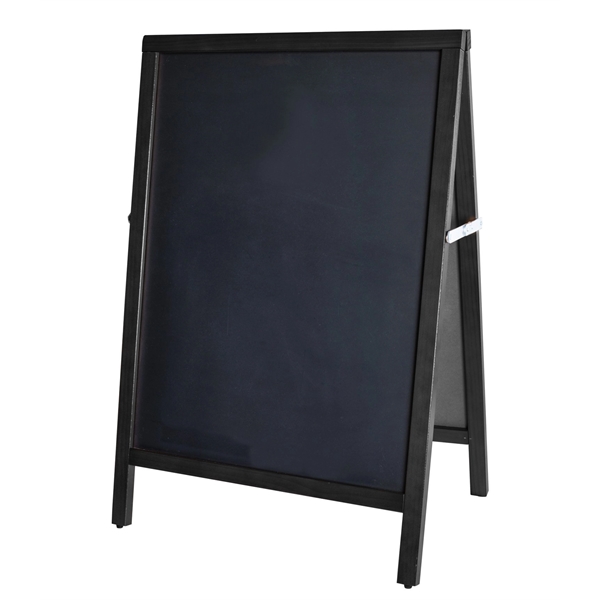 36" x 24" wooden two-sided menu chalkboard with steel hinges.... from ASI 76730 Peerless Umbrella Co Inc / Threads By Peerless