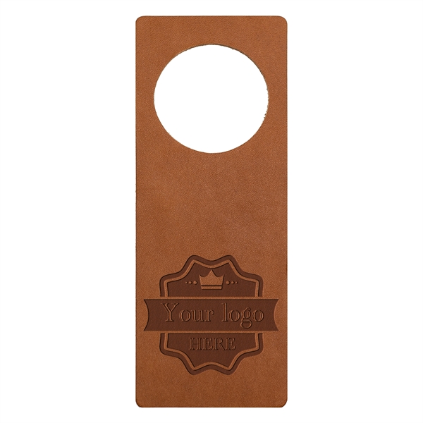 Genuine Leather Square Top Door Hanger.  Fits over most door... from ASI 75126 Oowee Products