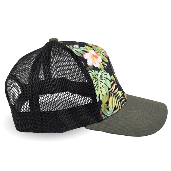 Low Profile Trucker hat with full color imprint and  Patch... from ASI 72657 Active Life Promo / Active Life