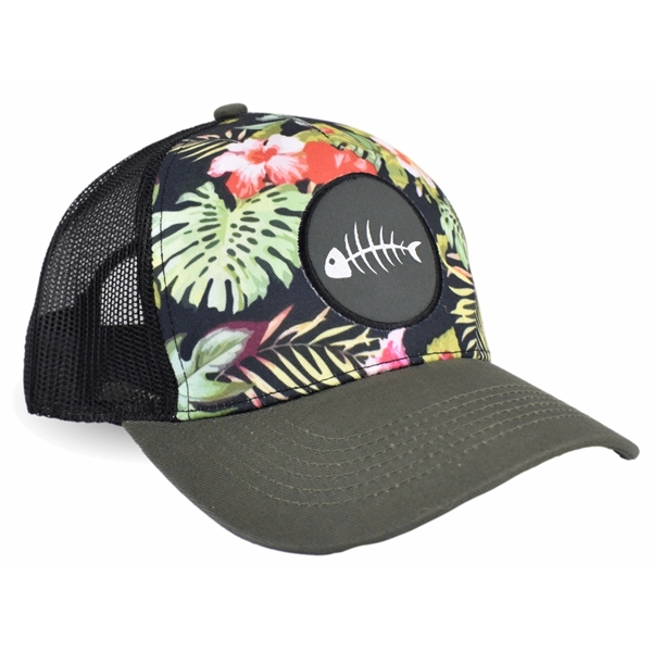 Low Profile Trucker hat with full color imprint and  Patch... from ASI 72657 Active Life Promo / Active Life