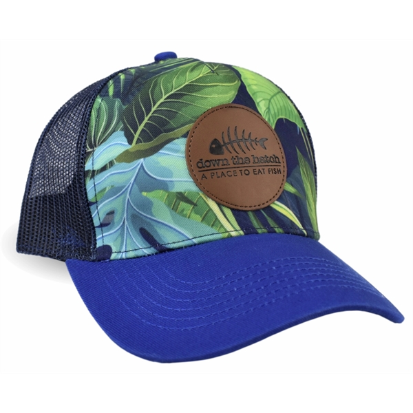 Low Profile Trucker hat with full color imprint and  Patch... from ASI 72657 Active Life Promo / Active Life