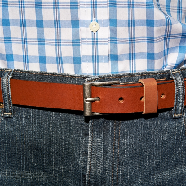 100% Genuine Leather 1.25" belts. 3 colors (black, chestnut & medium... from ASI 75126 Oowee Products