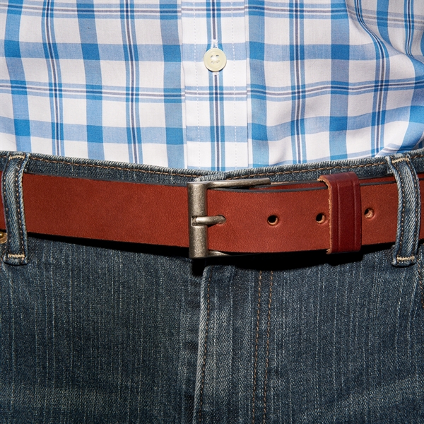 100% Genuine Leather 1.25" belts. 3 colors (black, chestnut & medium... from ASI 75126 Oowee Products