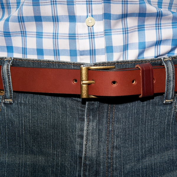 100% Genuine Leather 1.25" belts. 3 colors (black, chestnut & medium... from ASI 75126 Oowee Products