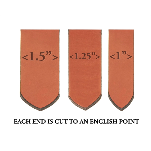 100% Genuine Leather 1.5" men's belts. 3 colors (black, chestnut &... from ASI 75126 Oowee Products