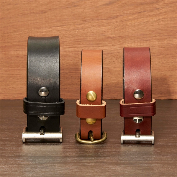 100% Genuine Leather 1.5" men's belts. 3 colors (black, chestnut &... from ASI 75126 Oowee Products