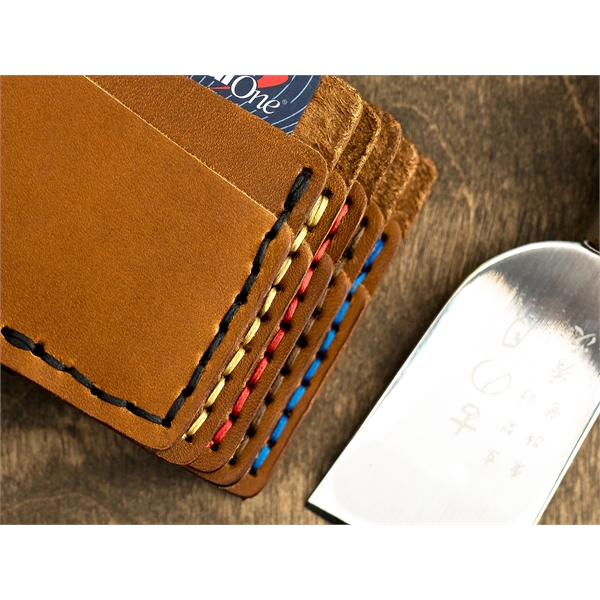 100% handcrafted double pocket horizontal slim minimalist wallets.  Pick between... from ASI 75126 Oowee Products