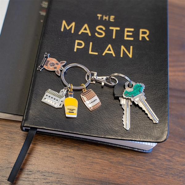 Impress with a custom die struck 4 charm keychain.... from ASI 61966 HPG / BCG Creations HPG Gold