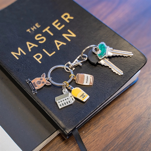 Impress with a custom die struck 4 charm keychain.... from ASI 61966 HPG / BCG Creations HPG Gold