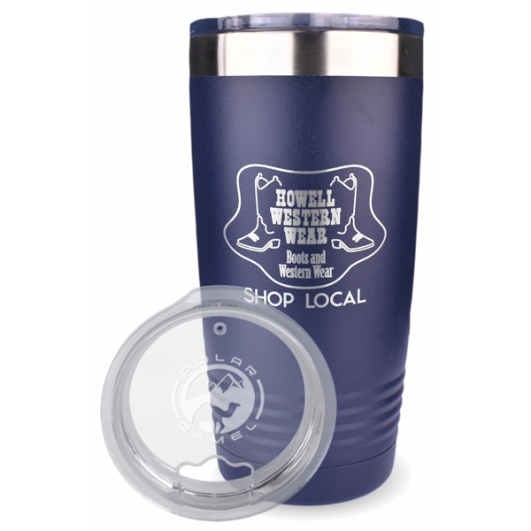 Polar Camel 20 oz. Vacuum Insulated Tumbler w/ Clear Lid... from ASI 72657 Active Life Promo / Apres Ski Active Life Promo