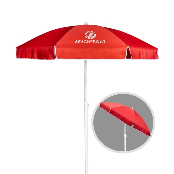 6' beach umbrella with vented canopy.... from ASI 76730 Peerless Umbrella Co Inc