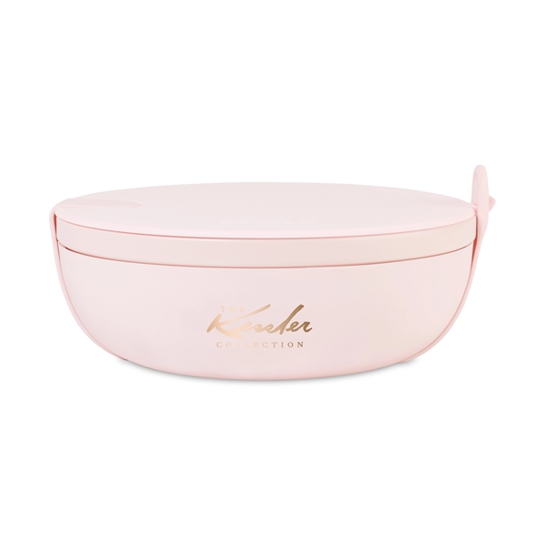 Ceramic lunch bowl with 34 oz. capacity, protective non-slip exterior, lid... from ASI 56070 Gemline / Gemline®