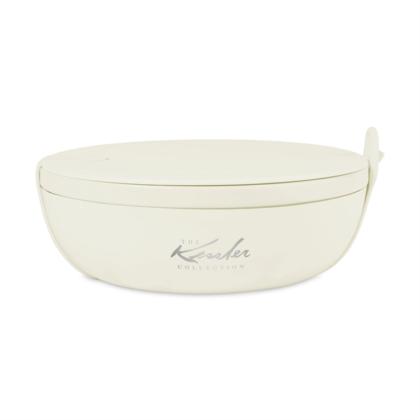 Ceramic lunch bowl with 34 oz. capacity, protective non-slip exterior, lid... from ASI 56070 Gemline / Gemline®