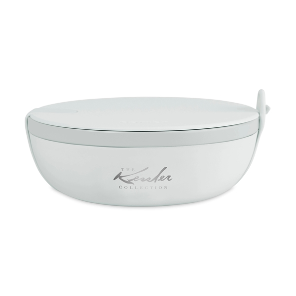 Ceramic lunch bowl with 34 oz. capacity, protective non-slip exterior, lid... from ASI 56070 Gemline / Gemline®