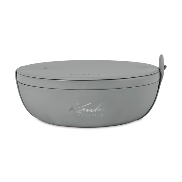 Ceramic lunch bowl with 34 oz. capacity, protective non-slip exterior, lid... from ASI 56070 Gemline / Gemline®
