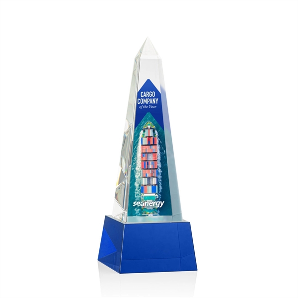 Master Obelisk VividPrint™ Award on Base - Blue... from ASI 84592 St Regis Group / St Regis
