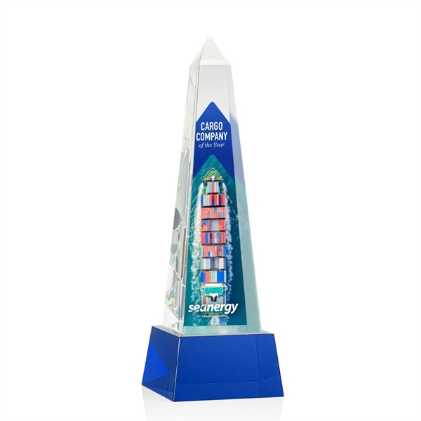 Master Obelisk VividPrint™ Award on Base - Blue... from ASI 84592 St Regis Group / St Regis