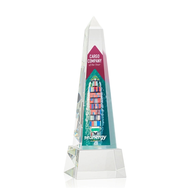 Master Obelisk VividPrint™ Award on Base - Clear... from ASI 84592 St Regis Group / St Regis