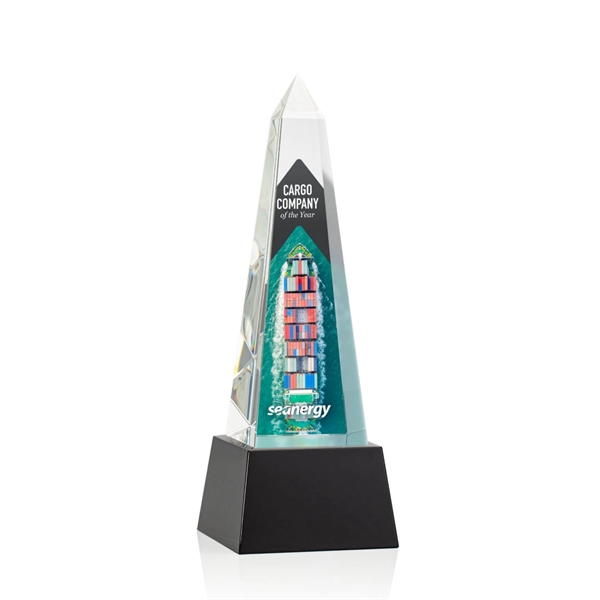Master Obelisk VividPrint™ Award on Base - Black... from ASI 84592 St Regis Group / St Regis