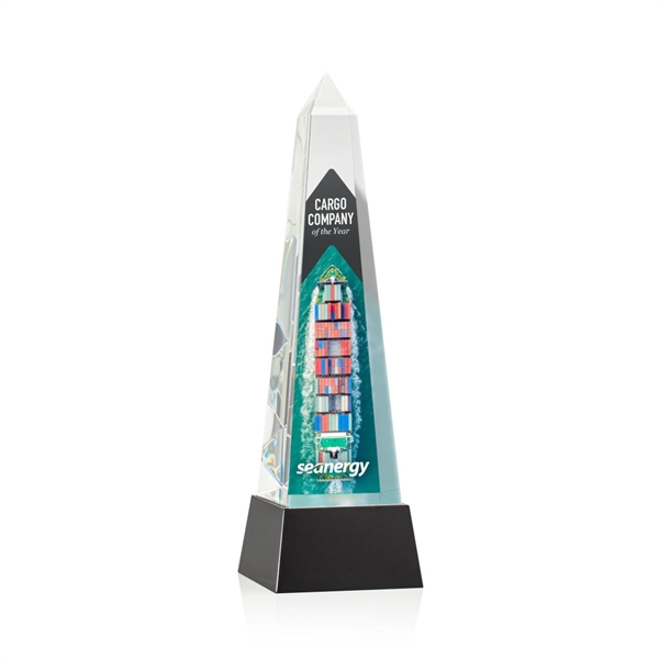 Master Obelisk VividPrint™ Award on Base - Black... from ASI 84592 St Regis Group / St Regis