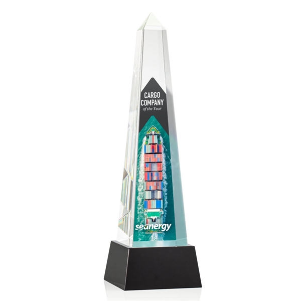Master Obelisk VividPrint™ Award on Base - Black... from ASI 84592 St Regis Group / St Regis