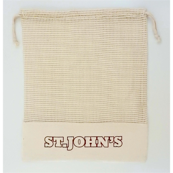 Koa 100% Cotton Mesh Drawstring Bag... from ASI 41630 Brave USA / Brave USA