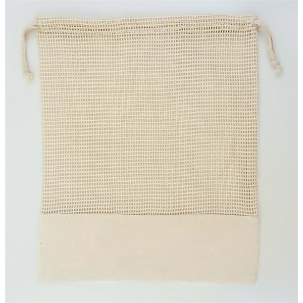 Koa 100% Cotton Mesh Drawstring Bag... from ASI 41630 Brave USA / Brave USA