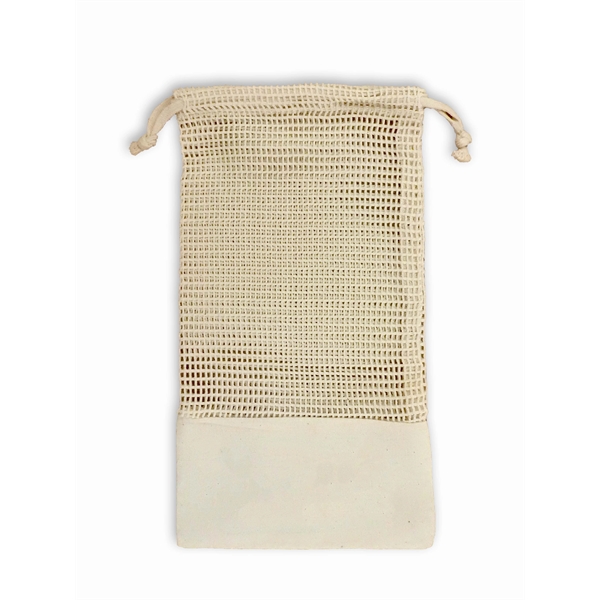 Koa 100% Cotton Mesh Drawstring Bag... from ASI 41630 Brave USA / Brave USA