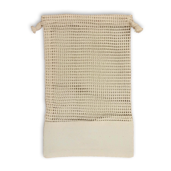 Koa 100% Cotton Mesh Drawstring Bag... from ASI 41630 Brave USA / Brave USA