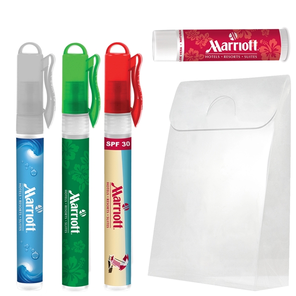 Fun in the sun kit with hand sanitizer, sunblock, insect repellent,... from ASI 90807 Tekweld