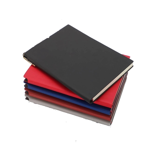 A5 Leather softcover notebook with free full color UV imprint on... from ASI 37218 Athena Promo (tm)