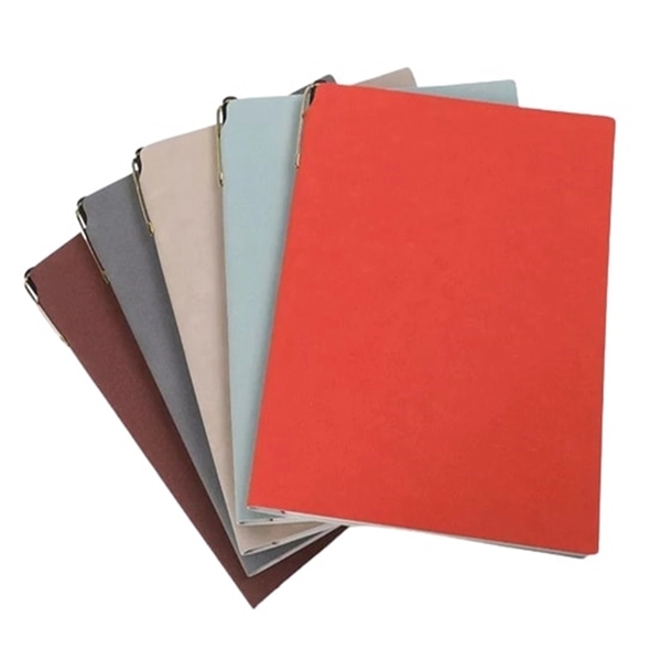 A5 Leather softcover notebook with free full color UV imprint on... from ASI 37218 Athena Promo (tm)