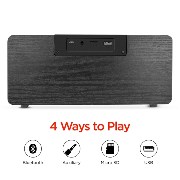 Wireless speaker with built-in microphone and 5 hour battery life on... from ASI 61005 Hirsch Gift Inc