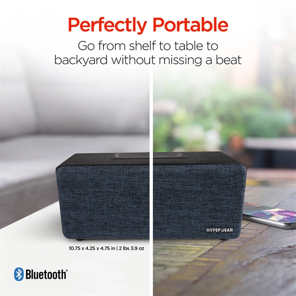 Wireless speaker with built-in microphone and 5 hour battery life on... from ASI 61005 Hirsch Gift Inc