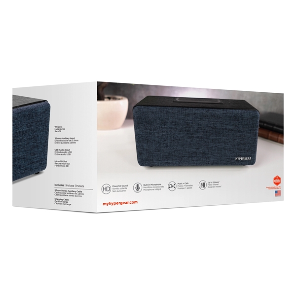 Wireless speaker with built-in microphone and 5 hour battery life on... from ASI 61005 Hirsch Gift Inc