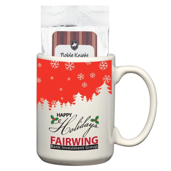 15 oz. stoneware ceramic mug with two packets of hot cocoa... from ASI 61125 Hit Promotional Products / Hit®