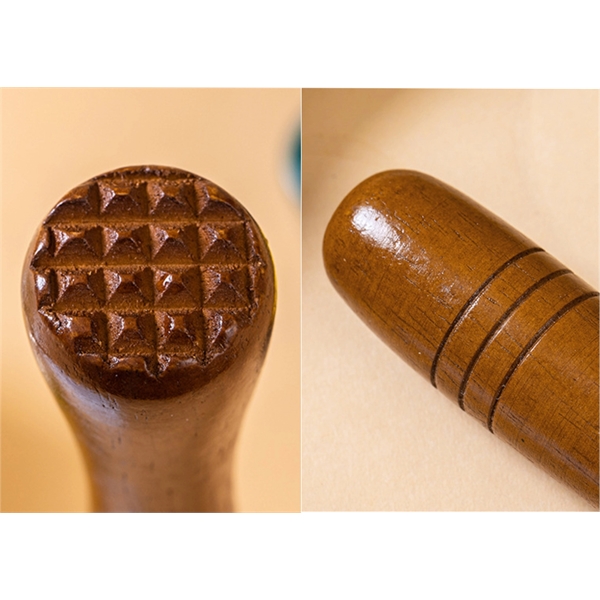 Lacquered hardwood Cocktail Muddler... from ASI 72657 Active Life Promo / Apres Ski Ingrain