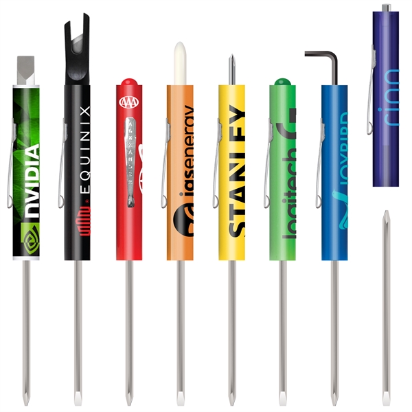 Reversible Pocket Screwdriver with Slotted Size 0.13" and Phillips Head Size... from ASI 34040 Alexander Mfg Co