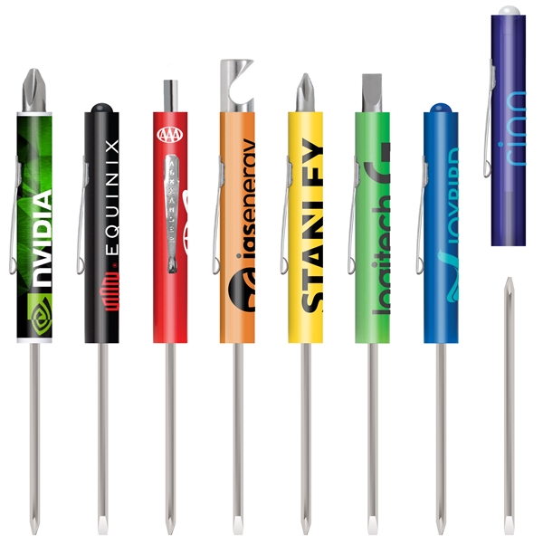 Reversible Pocket Screwdriver with Slotted Size 0.13" and Phillips Head Size... from ASI 34040 Alexander Mfg Co