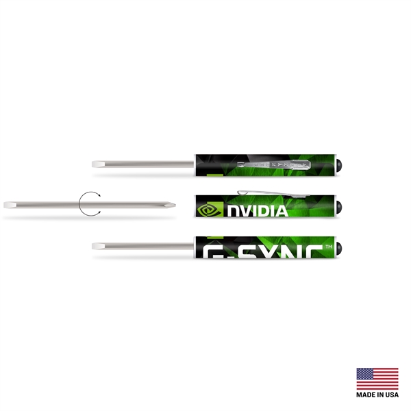 Reversible Pocket Screwdriver with Slotted Size 0.13" and Phillips Head Size... from ASI 34040 Alexander Mfg Co