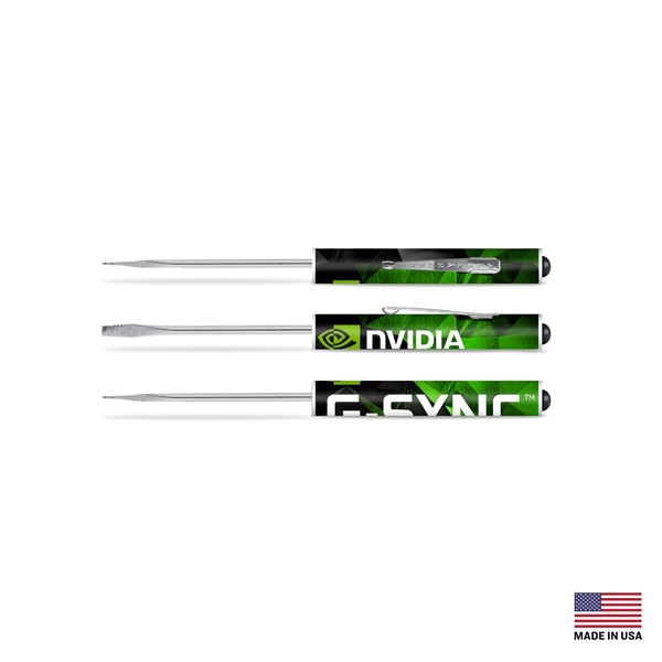 Fixed Blade Pocket Screwdriver with 26 Tool Options. Great for all... from ASI 34040 Alexander Mfg Co