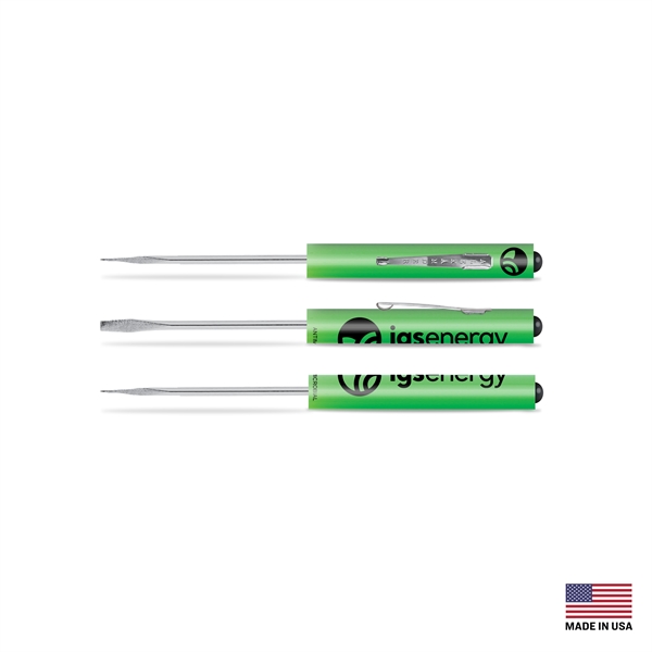 Fixed Blade Pocket Screwdriver with 26 Tool Options. Great for all... from ASI 34040 Alexander Mfg Co