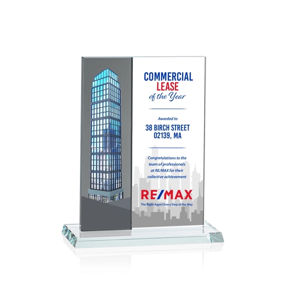 Composite Vertical VividPrint™ Award - Grey... from ASI 84592 St Regis Group / Prestige Glass