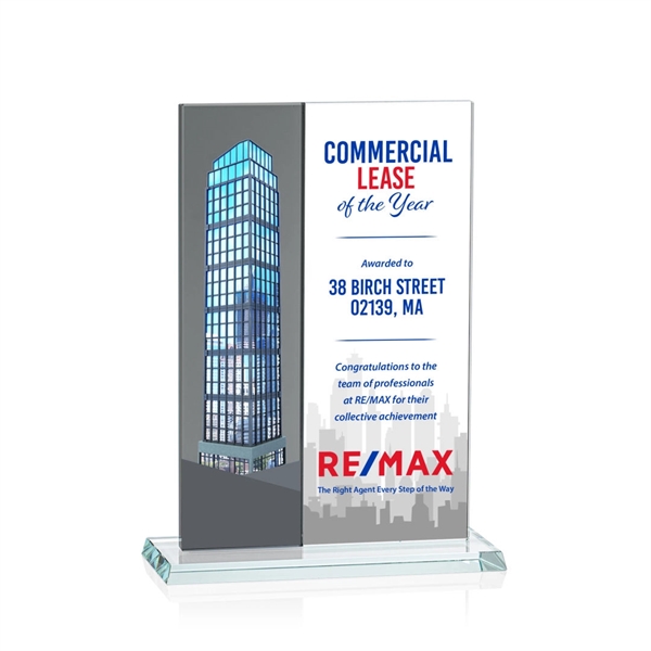 Composite Vertical VividPrint™ Award - Grey... from ASI 84592 St Regis Group / Prestige Glass